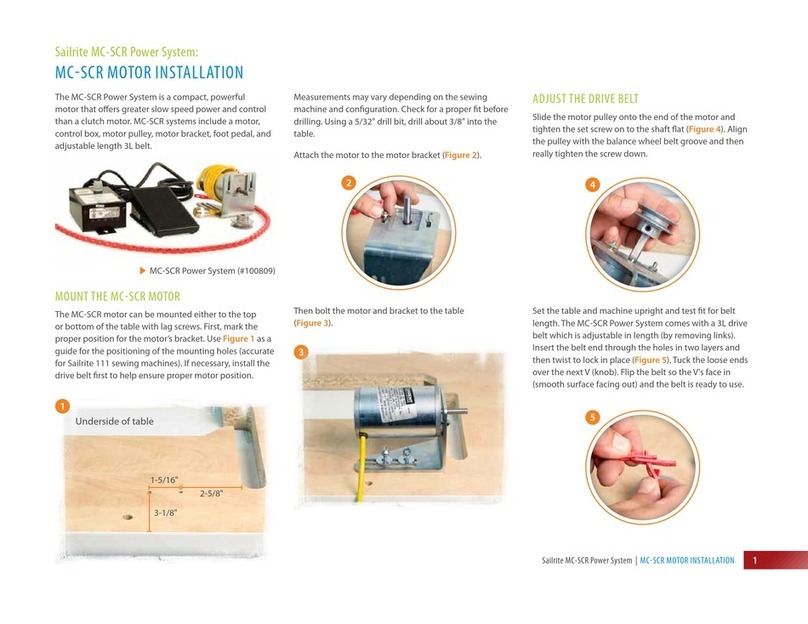 Sailrite MC-SCR Installation
