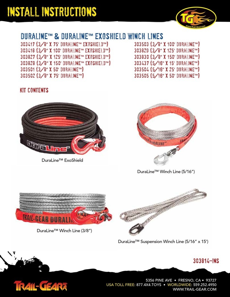 Trail-Gear DURALINE Series Configuration guide