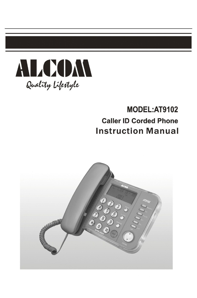 ALcom AT9102 instruction manual