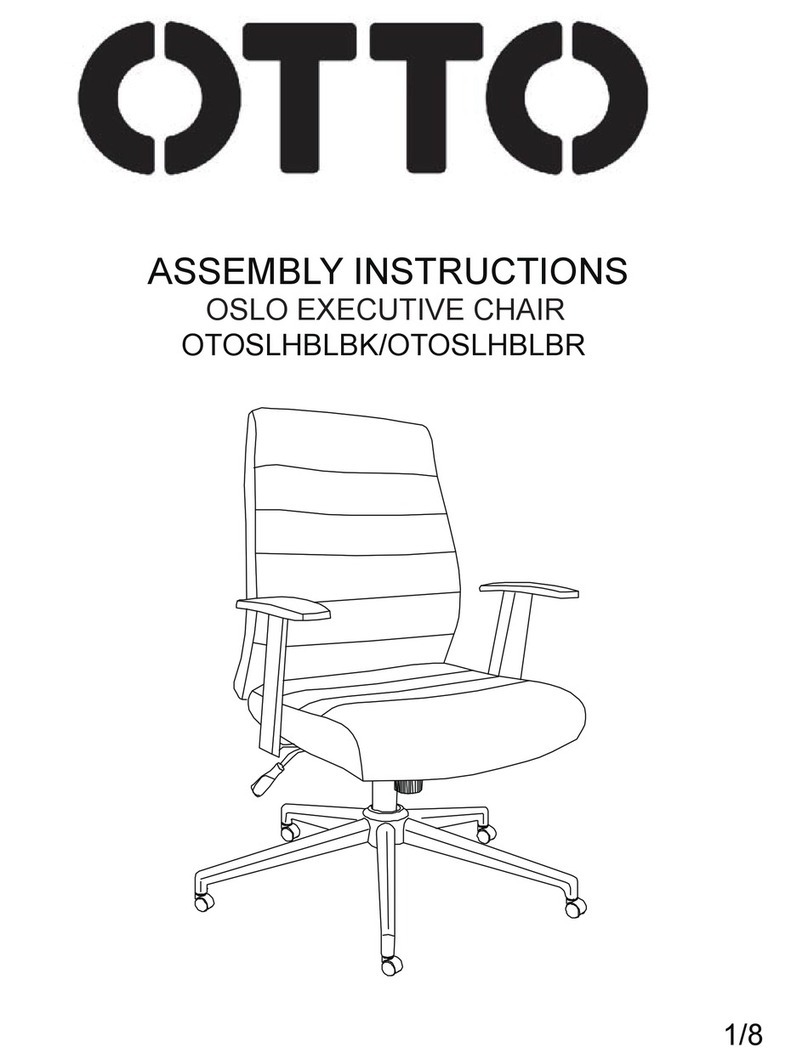 Otto OSLO OTOSLHBLBK Assembly instructions