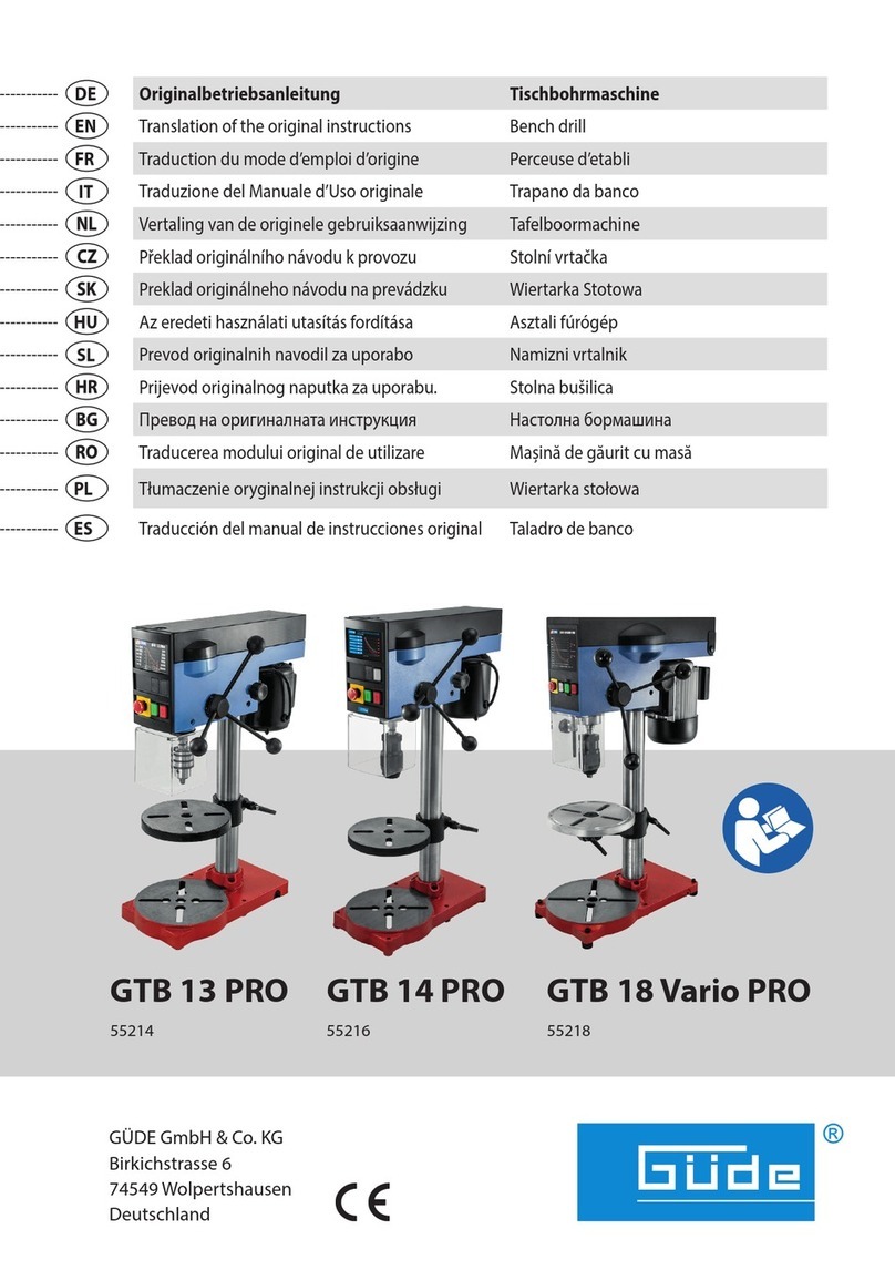 Gude GTB 13 PRO Translation of the original instructions