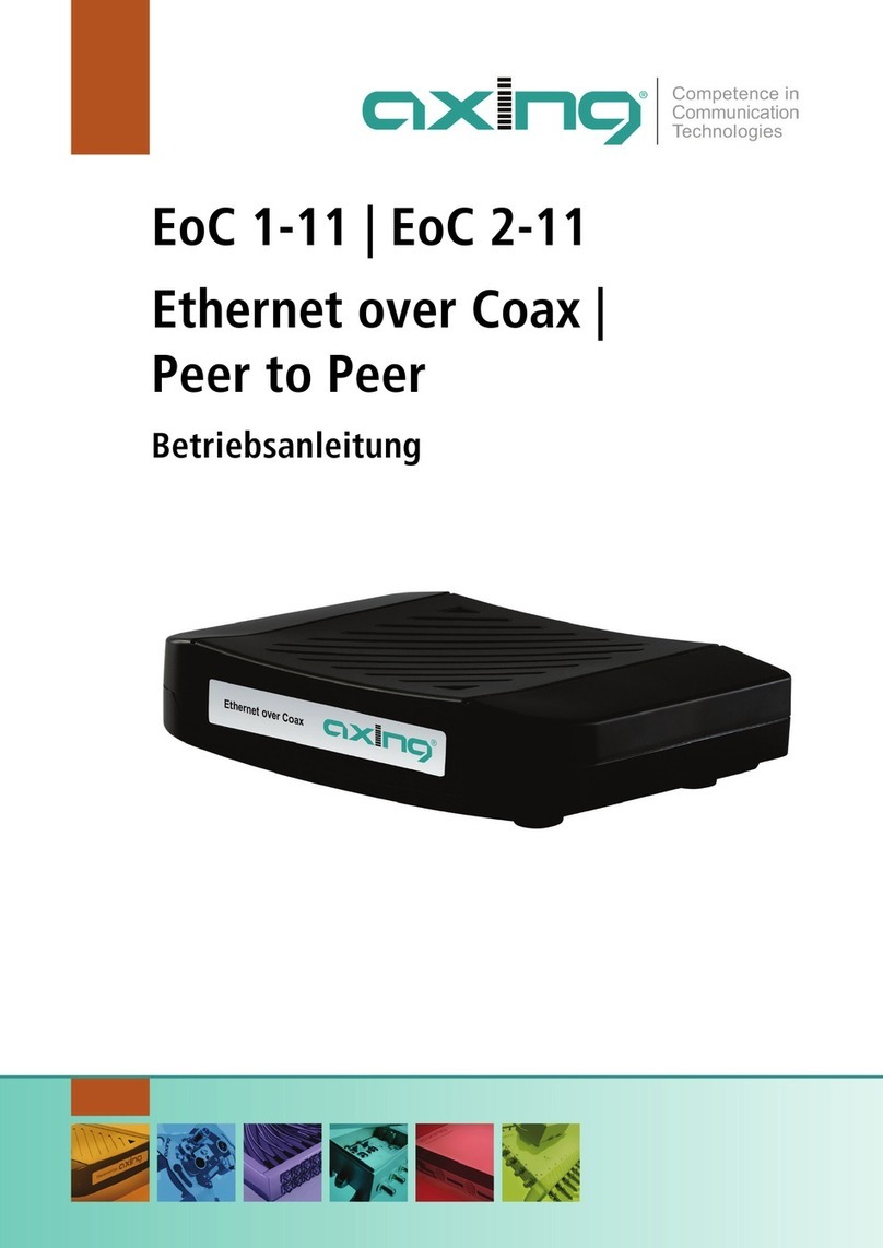 axing EoC 1-11 User manual