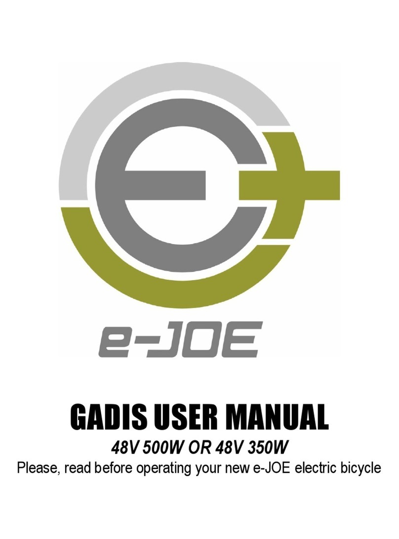 e-Joe Gadis user manual