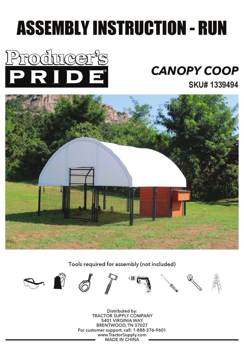Producer's PRIDE 1339494 Assembly instruction