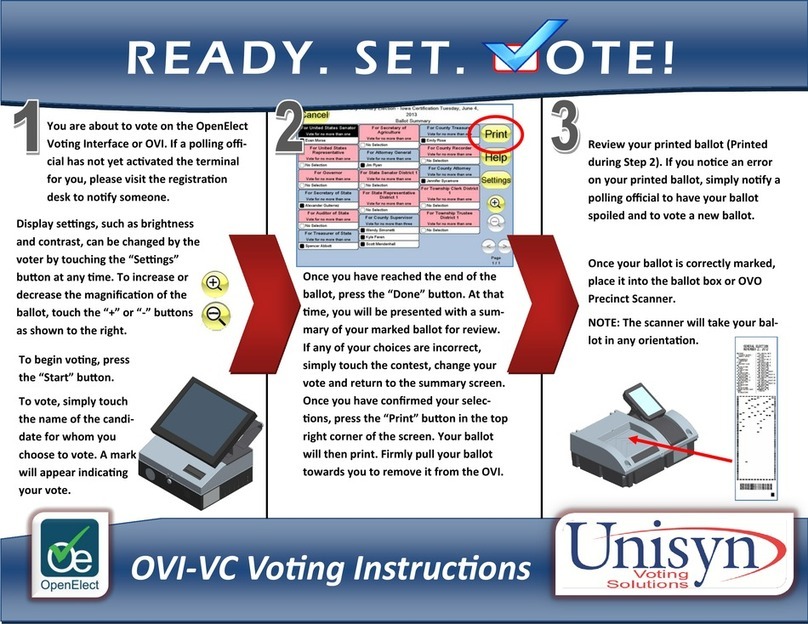 unisyn OpenElect OVI-VC instructions