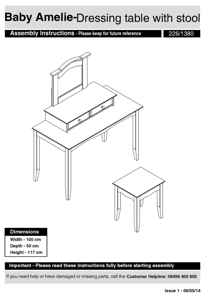Argos Baby Amelie 226/1380 Assembly instructions Argos Baby Amelie 226/1380 Assembly instructions
