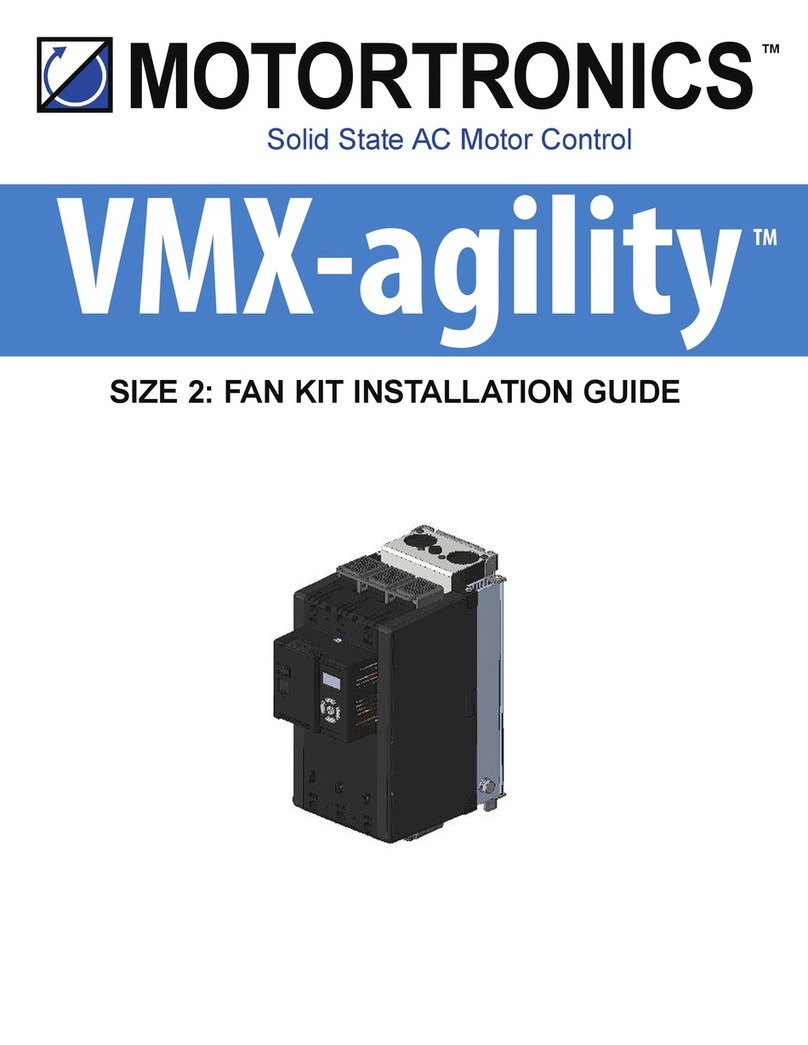 motortronics VMX-agility VMX-AGY-031 User manual