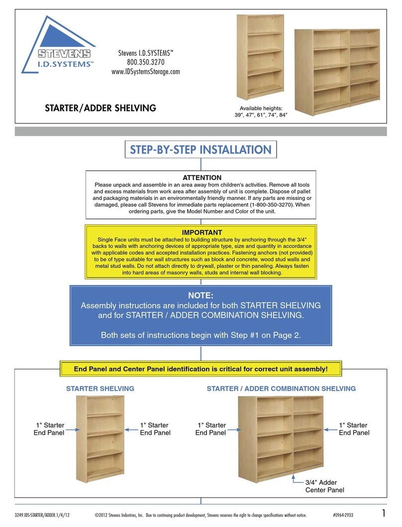 Stevens I.D.SYSTEMS STARTER Step-By-Step Instructions Stevens I.D.SYSTEMS STARTER Step-By-Step Instructions
