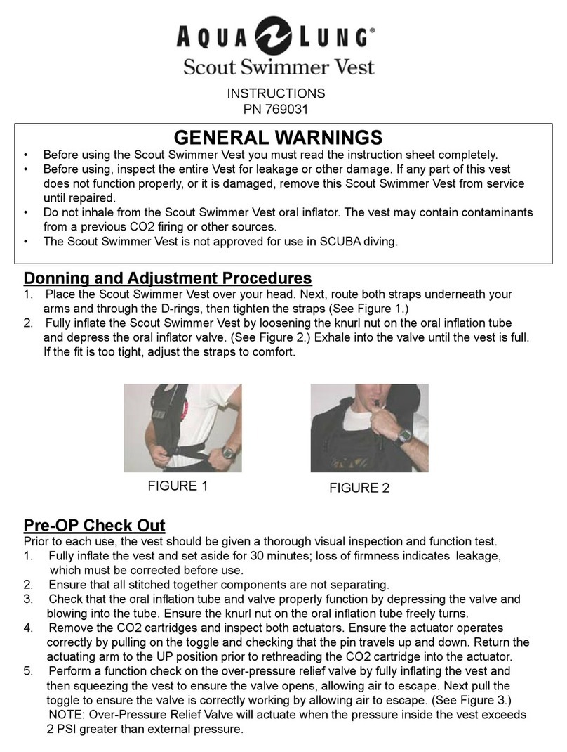 Aqua Lung Scout Swimmer Vest instructions
