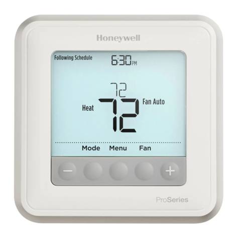 Honeywell Home T6 Pro Series User manual Honeywell Home T6 Pro Series User manual