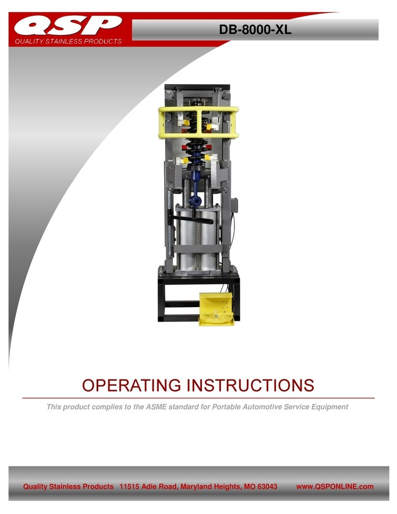 QSP DB-8000-XL User manual