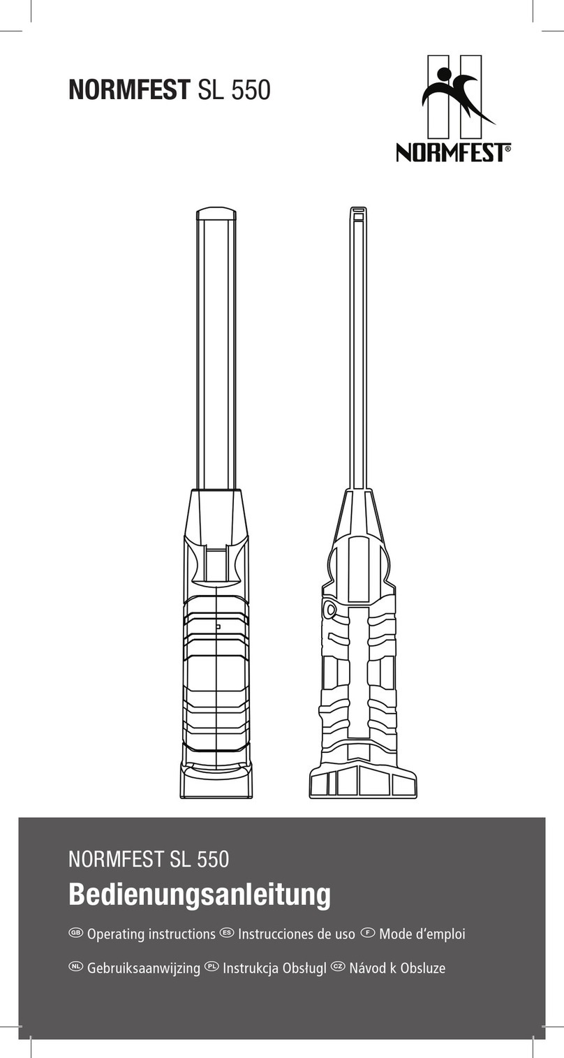 Normfest SL 550 User manual