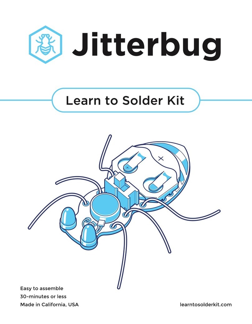 Learn to Solder Kit Jitterbug User manual