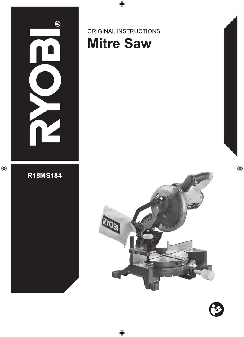 Ryobi R18MS184 User manual