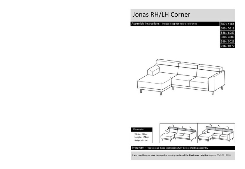 Argos Jonas 889 / 4184 User manual Argos Jonas 889 / 4184 User manual