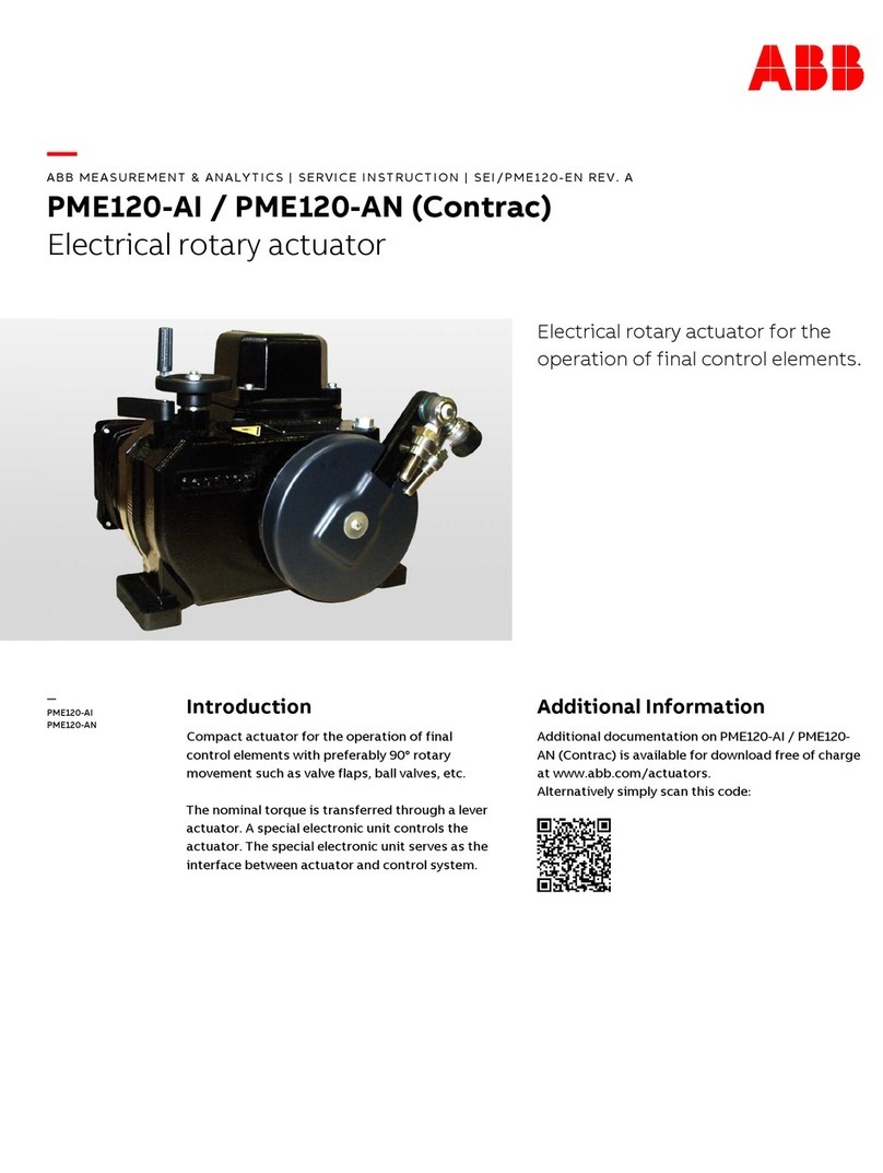 ABB Contrac PME120AI Service instruction