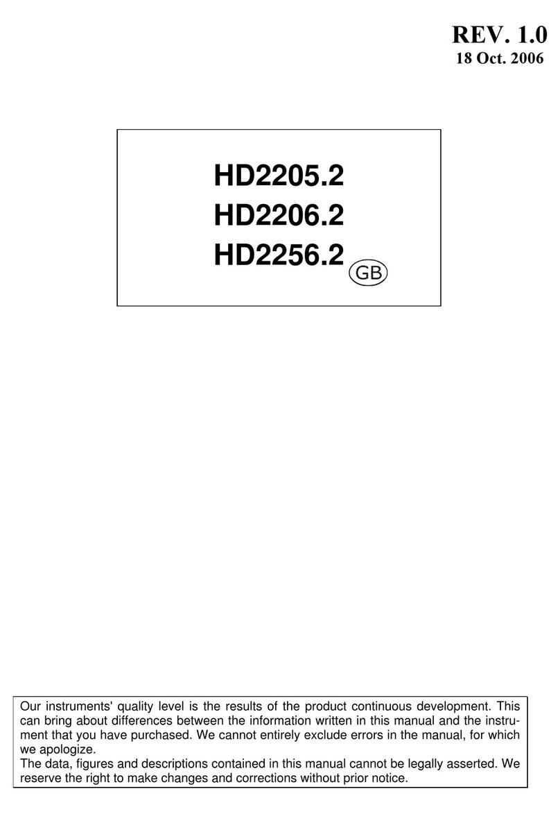 Delta OHM HD2205.2 manual