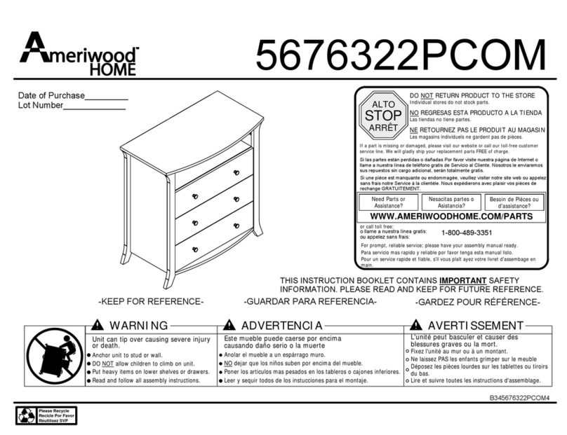 Ameriwood HOME 5676322PCOM manual