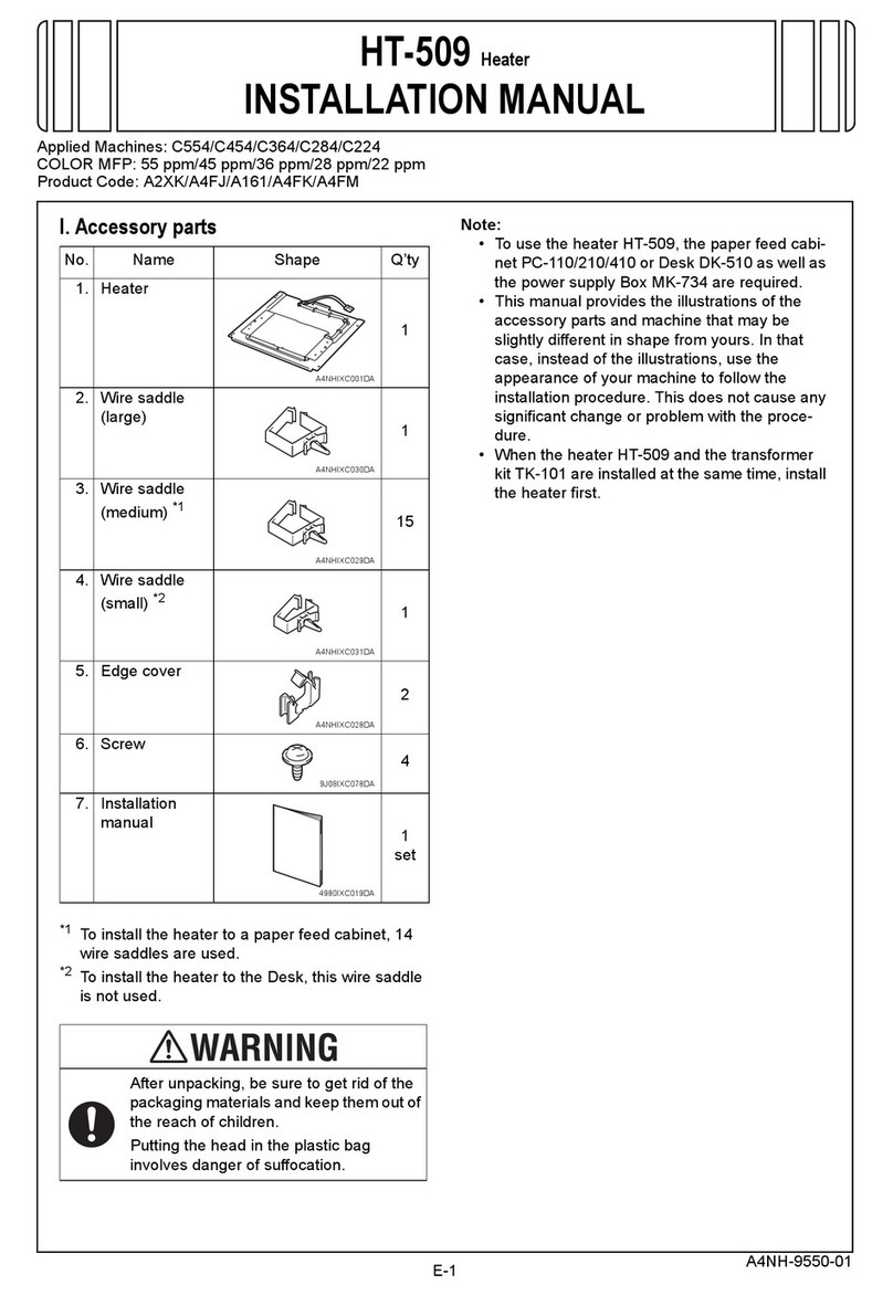 Konica Minolta HT-509 User manual Konica Minolta HT-509 User manual