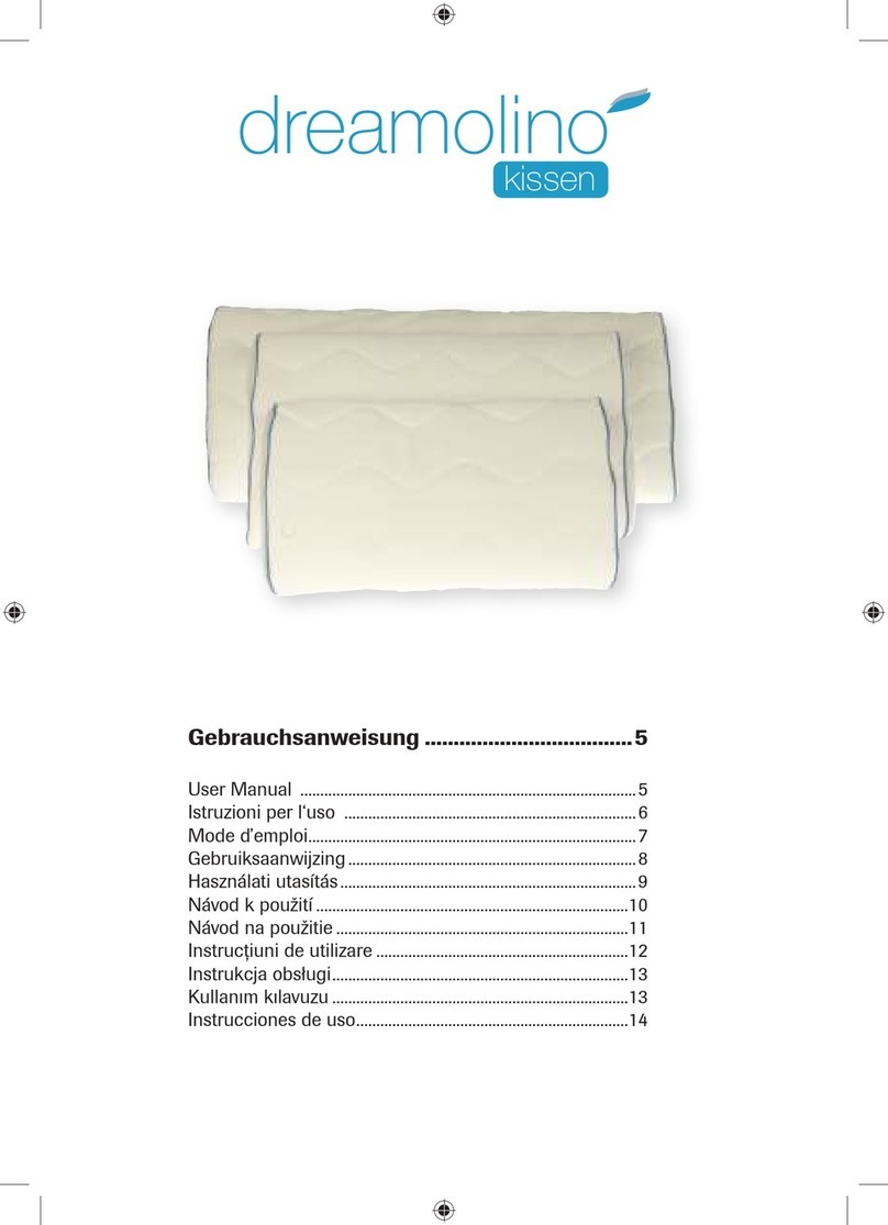 MediaShop Dreamolino Pillow user manual