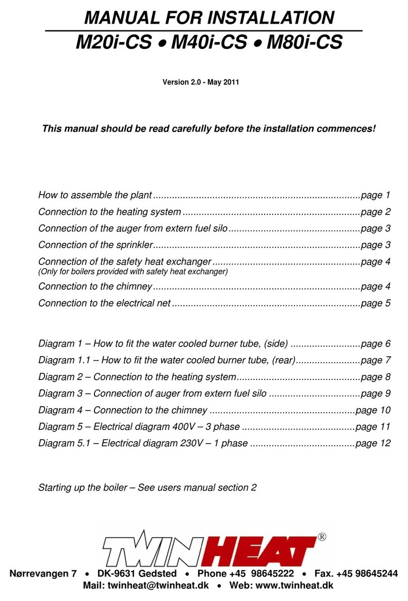 Twin Heat M20i-CS Manual for installation Twin Heat M20i-CS Manual for installation
