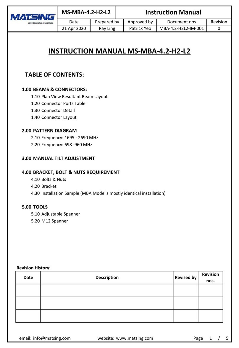 Matsing MS-MBA-4.2-H2-L2 instruction manual