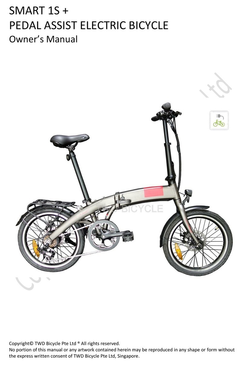 TWD Bicycle Pte SMART 1S+ User manual