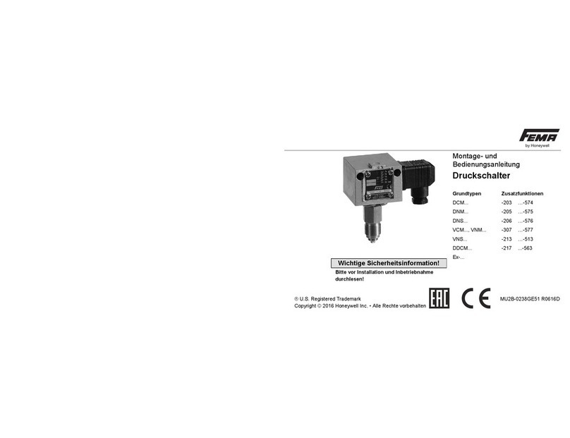 Honeywell Fema DCM-203-574 Series User manual
