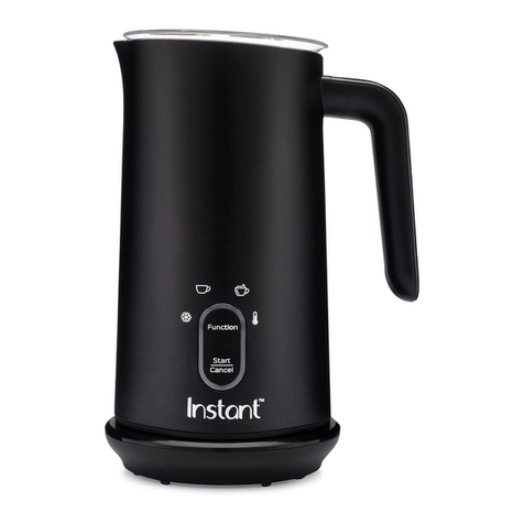 Instant MILK FROTHER user manual