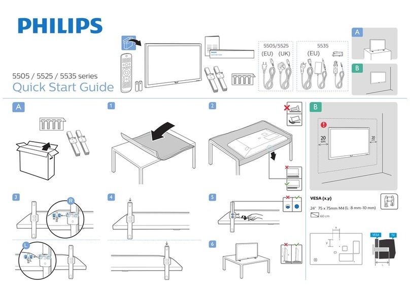 Philips 5505 Series User manual