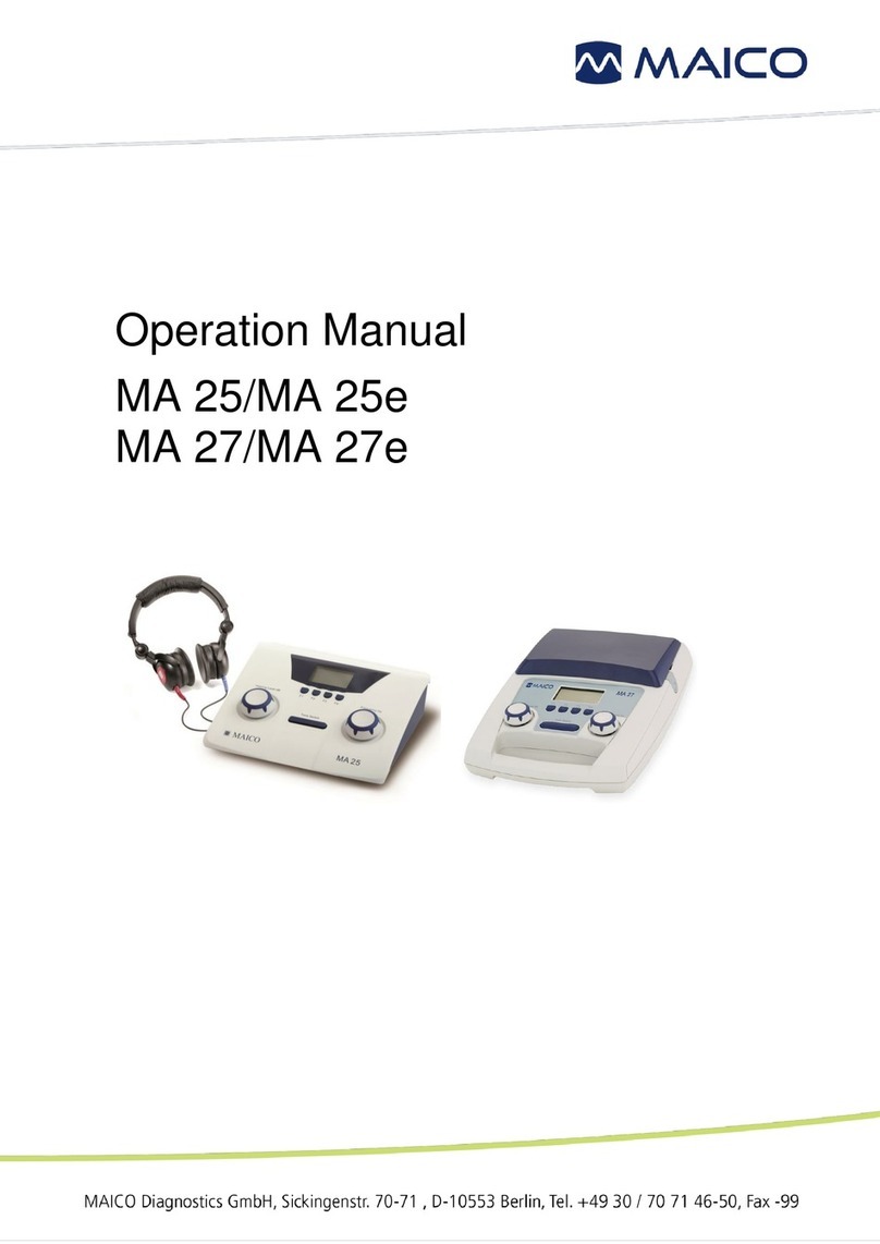 Maico MA 2 Series Operation manual