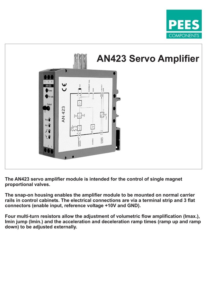 PEES COMPONENTS AN423 Electrical diagrams