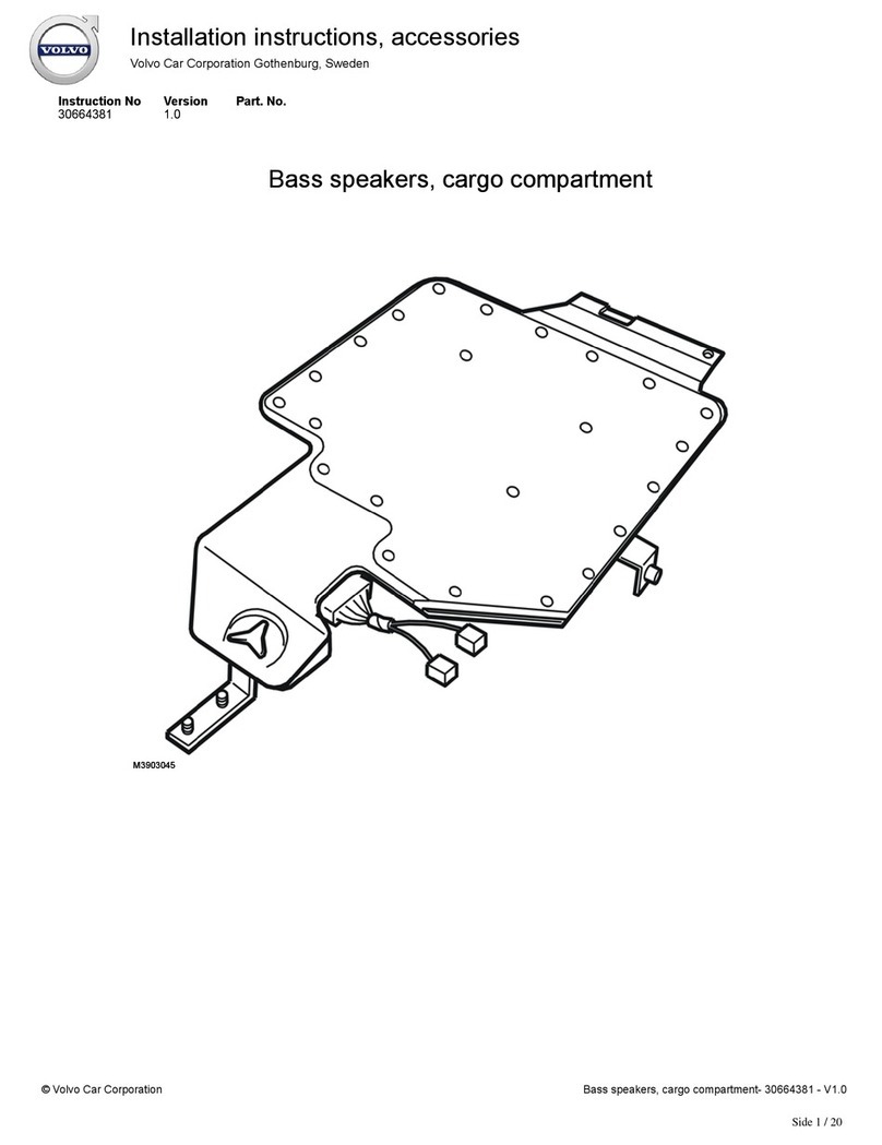 Volvo 30664381 installation instructions