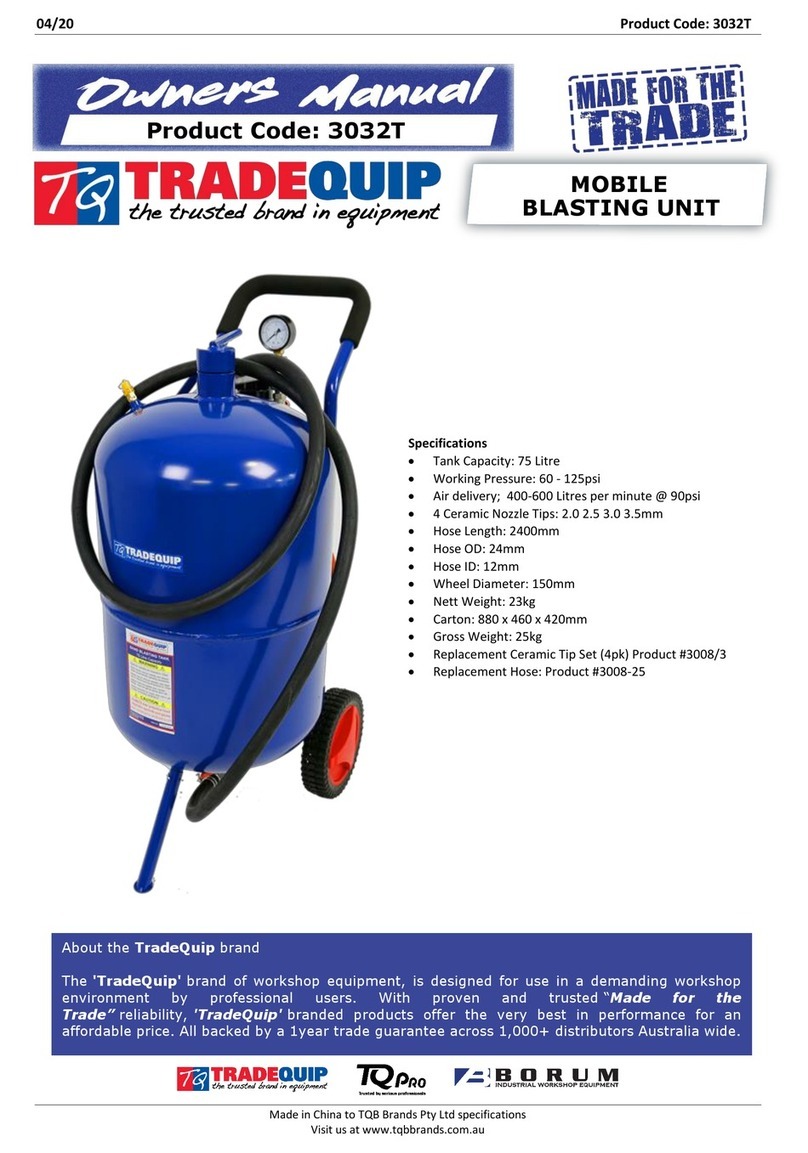 TradeQuip 3032T User manual