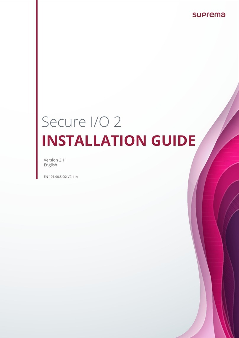 suprema Secure I/O 2 installation guide suprema Secure I/O 2 installation guide
