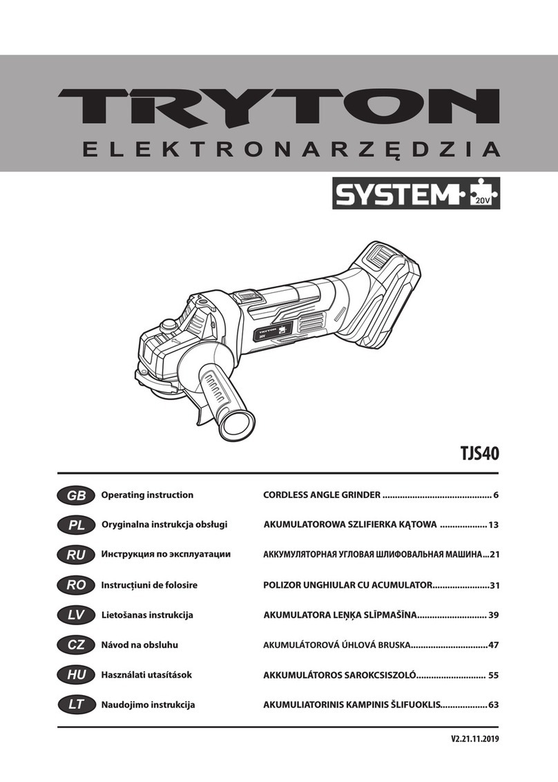 Tryton TJS40 User manual Tryton TJS40 User manual