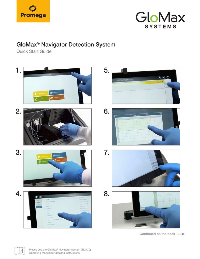 Promega GloMax Navigator Detection System User manual