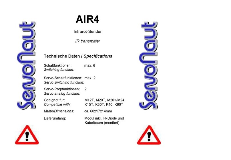 Servonaut AIR4 manual