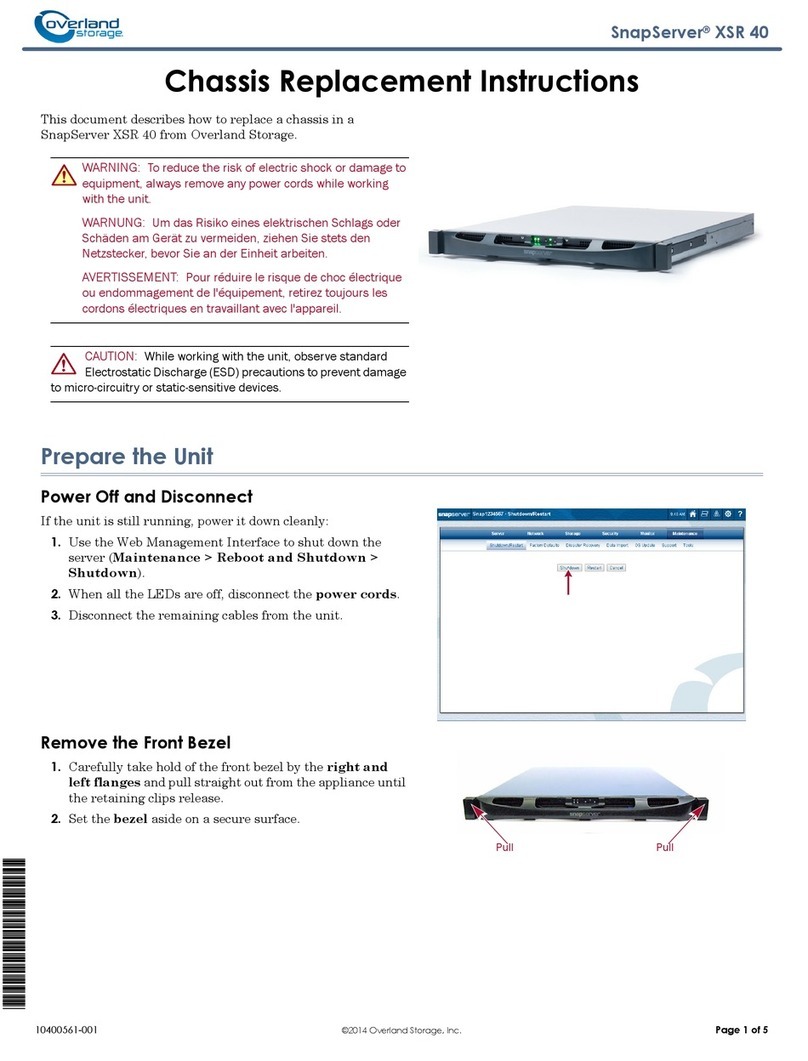 Overland Storage SnapServerXSR 40 Guide
