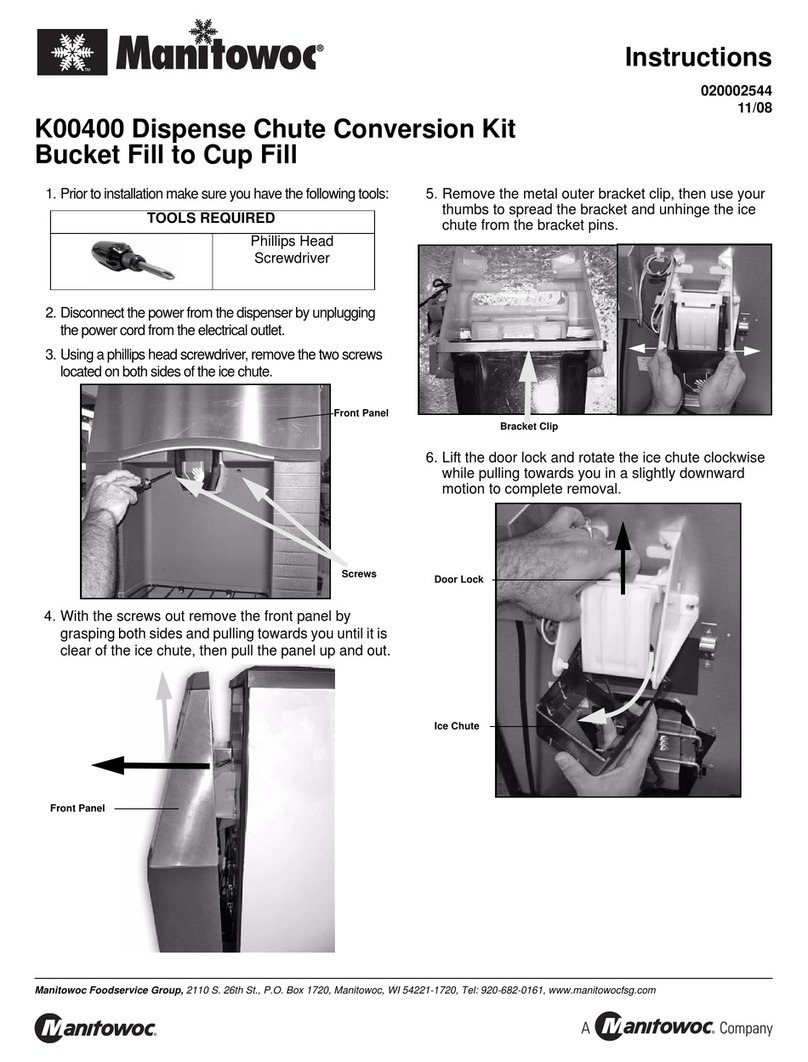 Manitowoc K00400 instructions