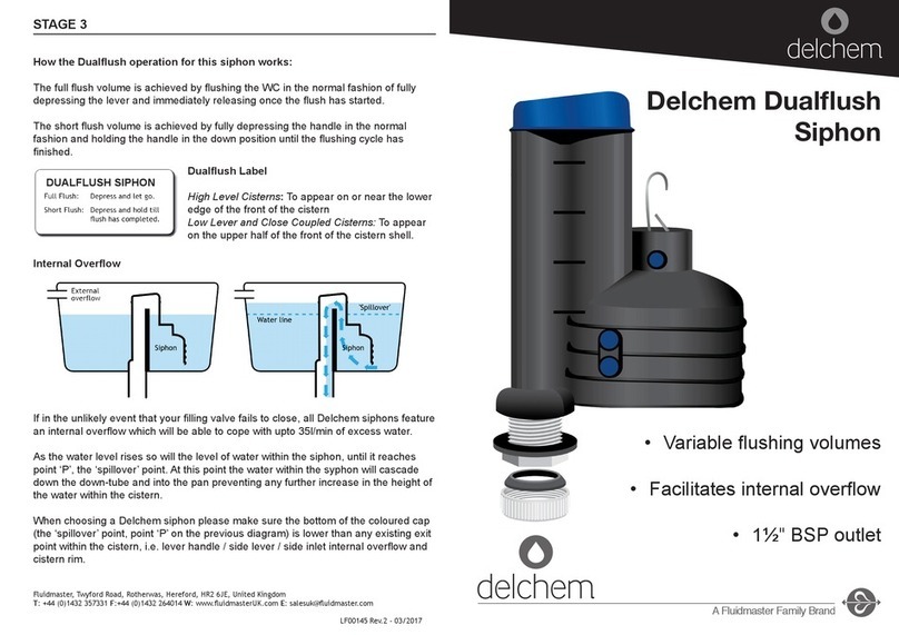 Fluidmaster Delchem Dualflush quick start guide