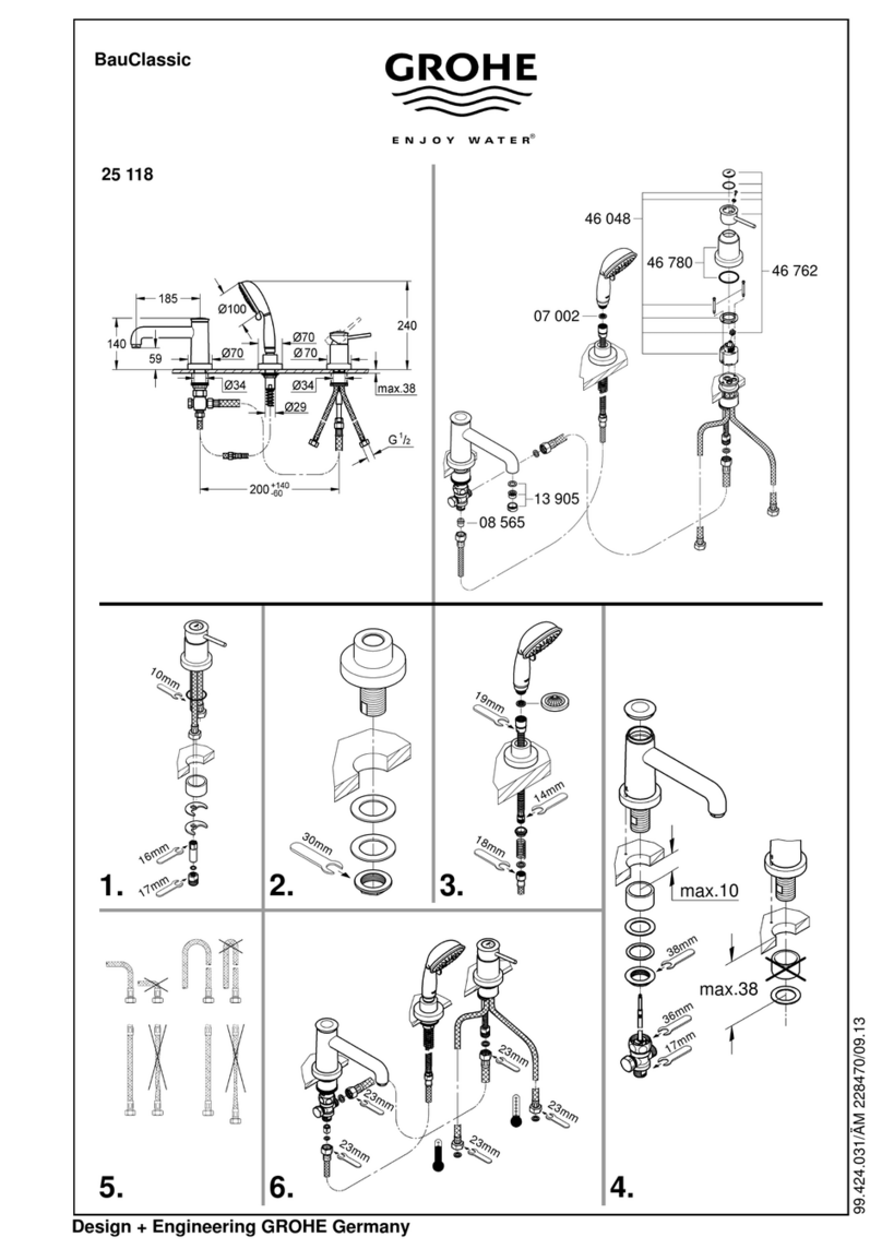 Grohe BauClassic 25 118 quick guide