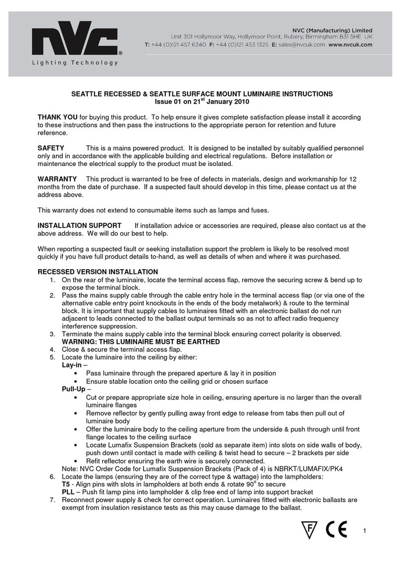 NVC Seattle Series instructions