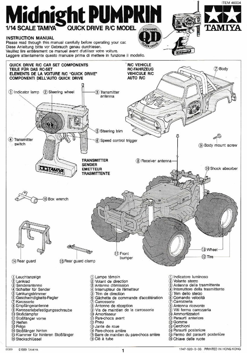 Tamiya Midnight PUMPKIN User manual