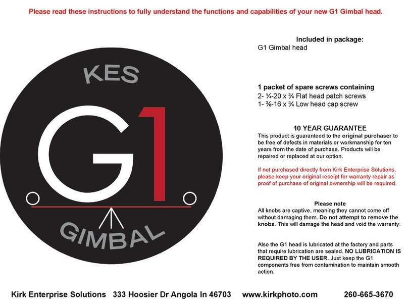 KES G1 instructions
