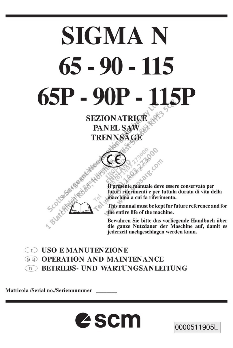 SCM SIGMA N 65 Installation guide