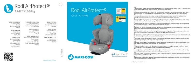 MaxiCosi Rodi Air Protect User manual