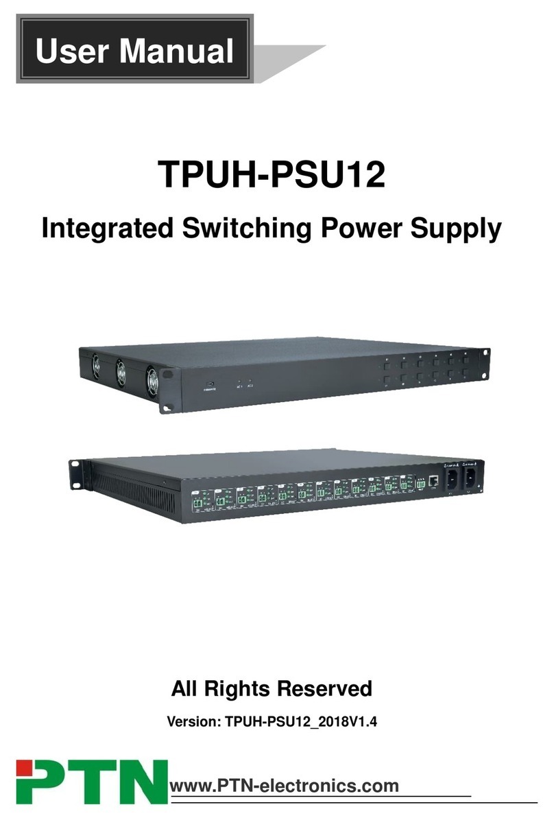 PTN TPUH-PSU12 user manual