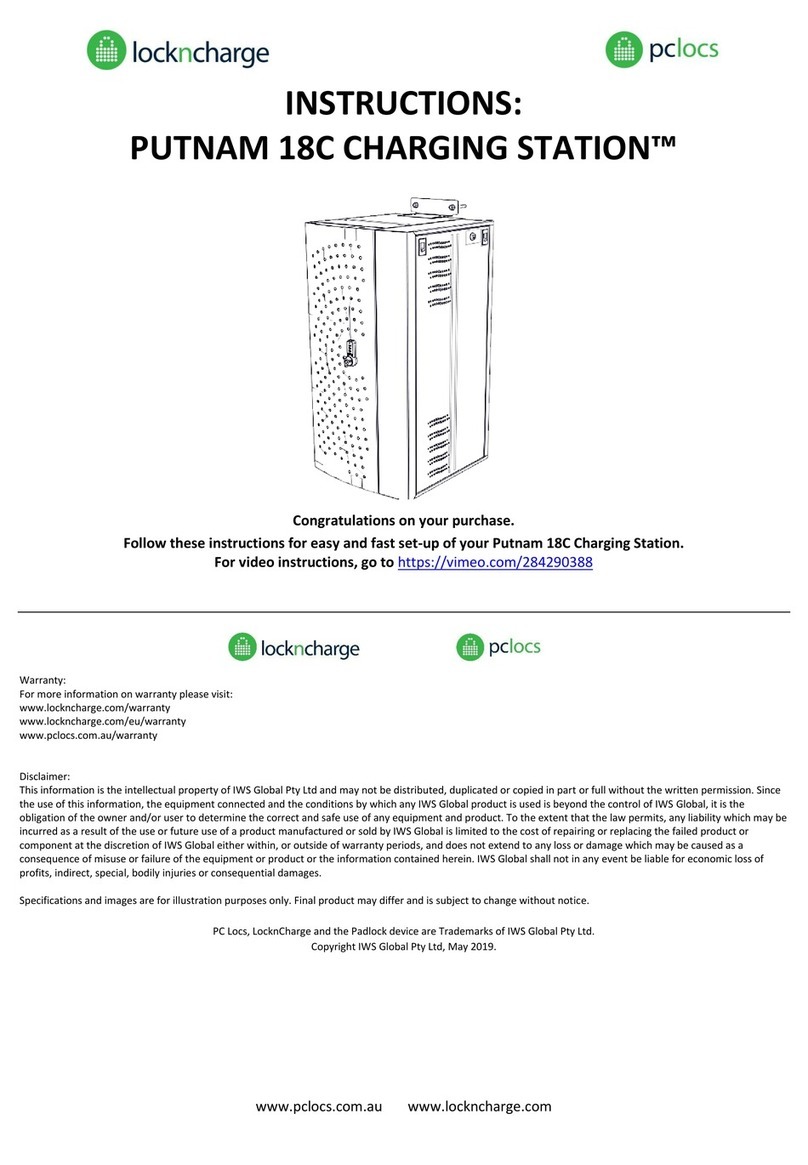 LocknCharge PUTNAM 18C User manual