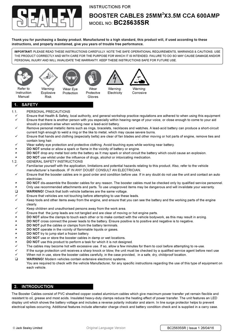 Sealey BC25635SR instructions